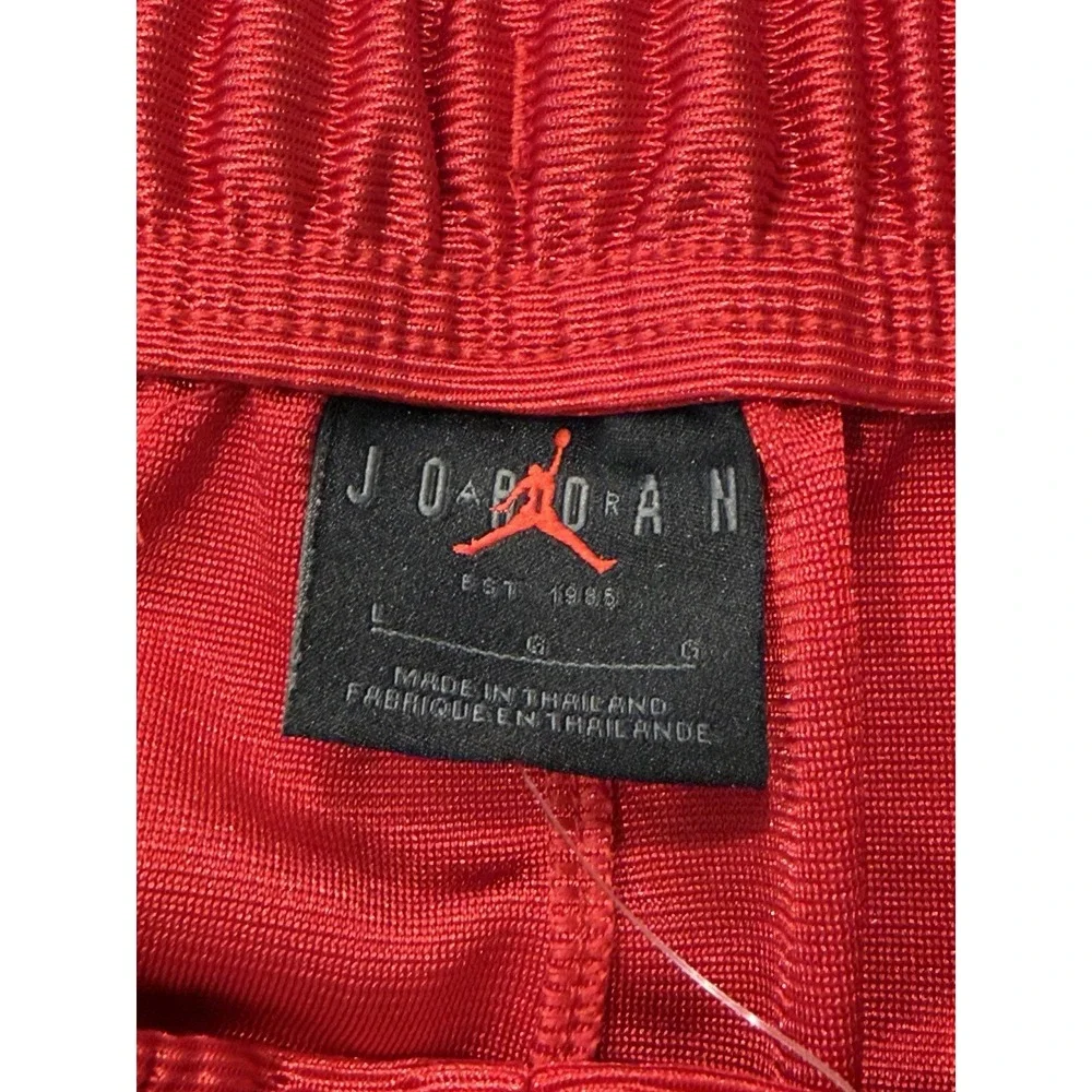 Jordan Brooklyn Cat Scratch Shorts Gym Red White HV0560-687 Mens Large NWT